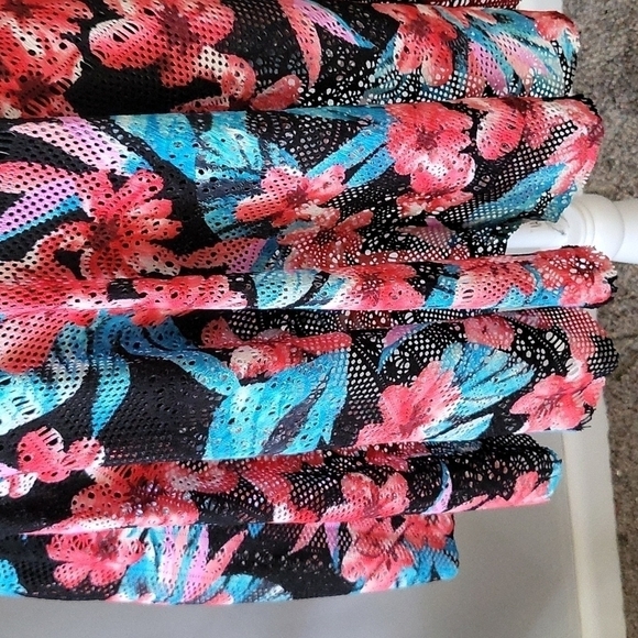 Eternatastic swim dress with tie back and laser cut floral print skirt NWOT - Picture 5 of 14
